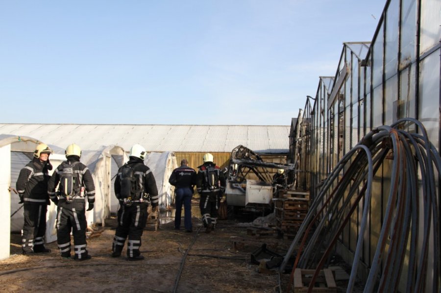 Caravanbrand Beeklaan Hillegom